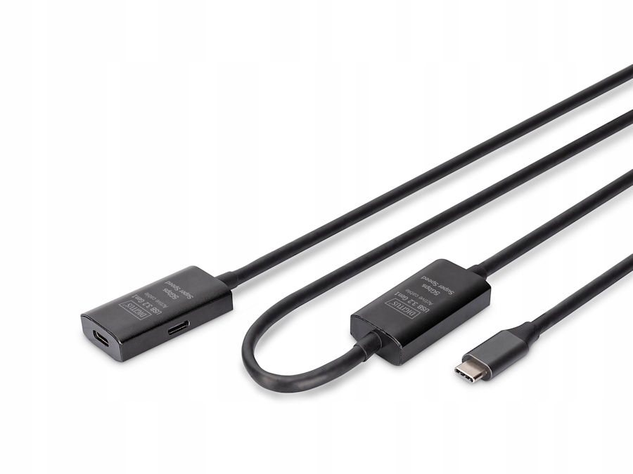 Aktywny przedłużacz USB-C Digitus DA-73109 – Wydajność i wygoda w jednym