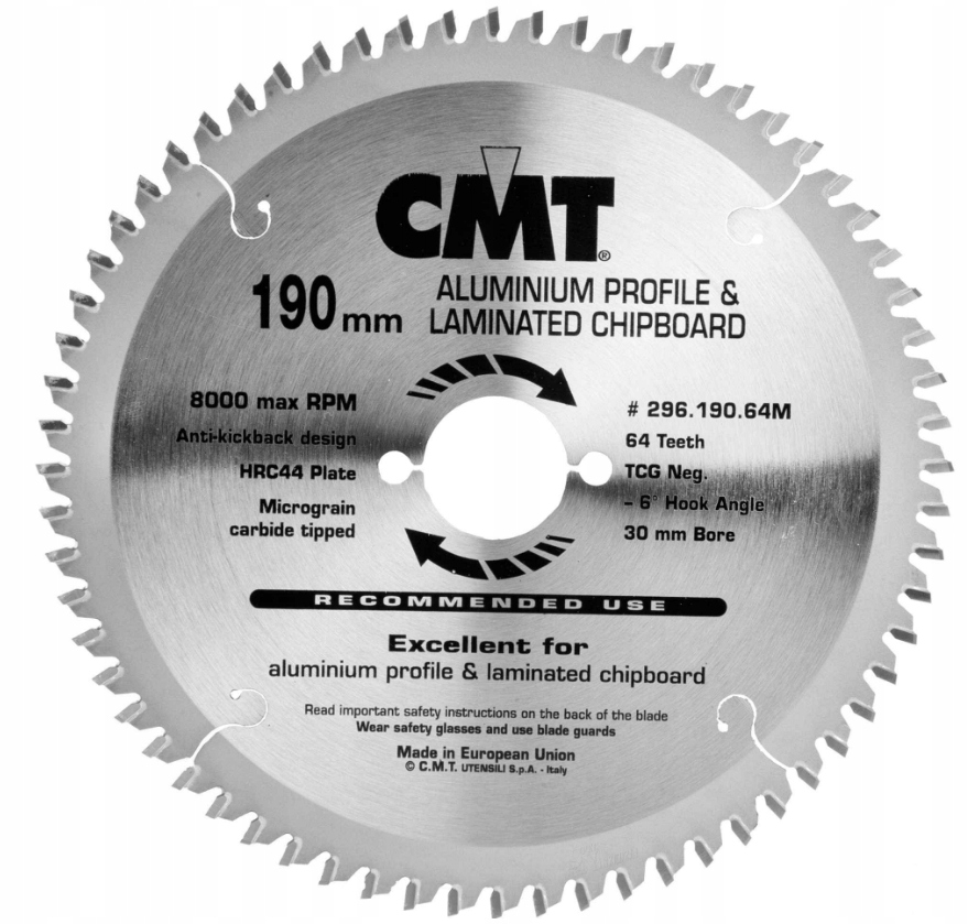 Zastosowanie tarczy w różnych materiałach