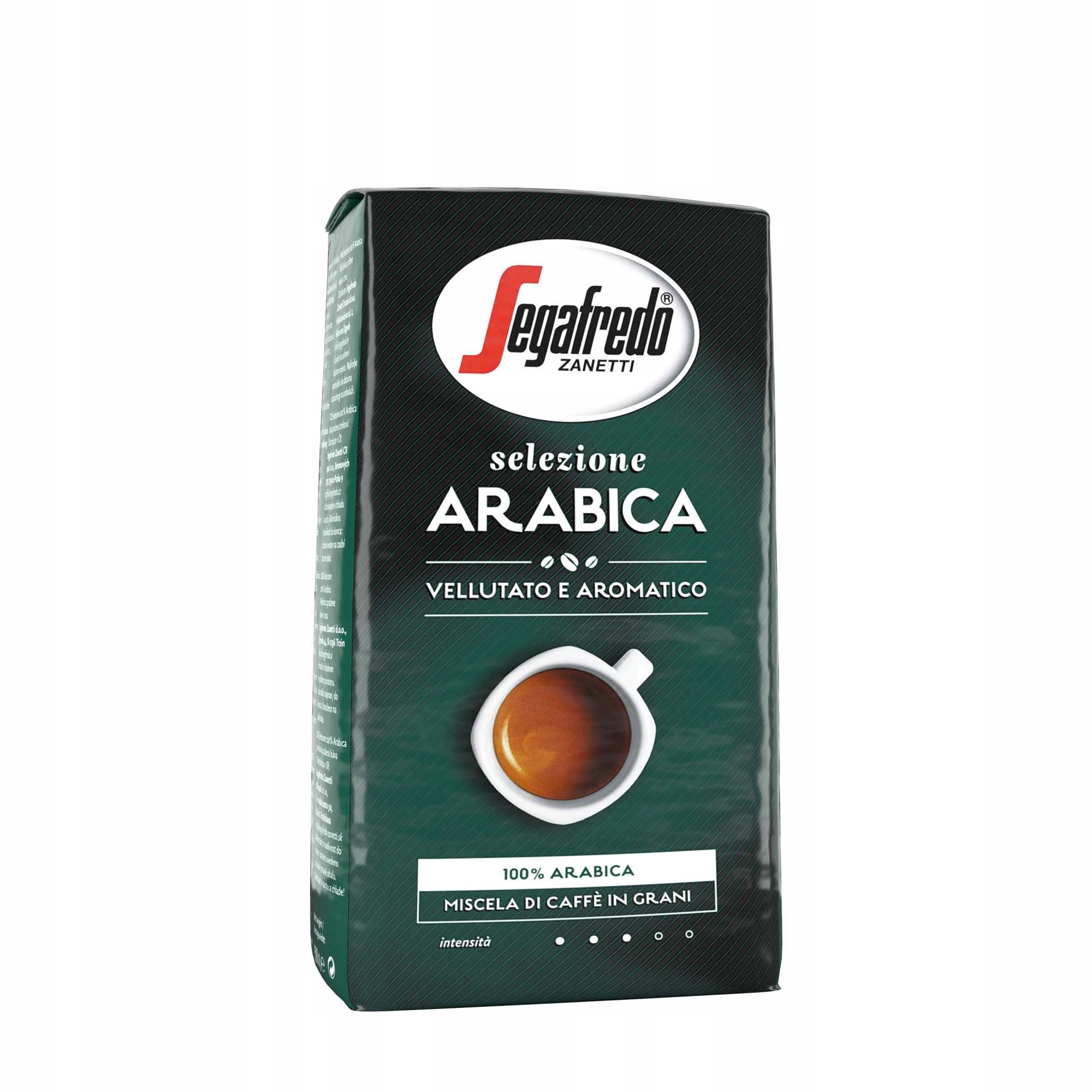 Kawa ziarnista Segafredo Selezione Arabica 500 g – Doskonały wybór dla miłośników kawy