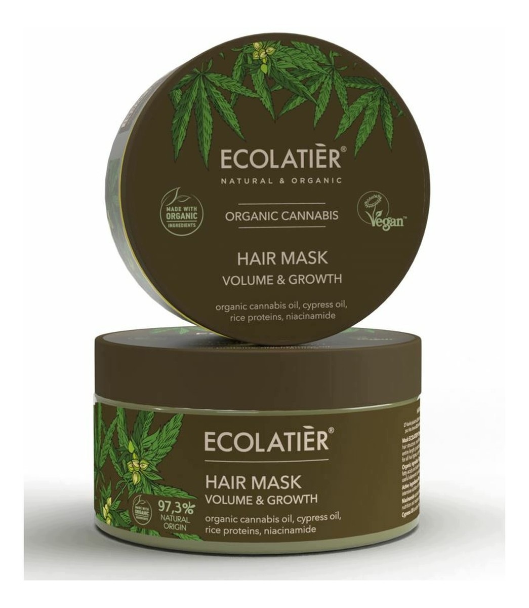 Ecolatier Green Maska do włosów Konopie* 250ml – pielęgnacja dla Twoich włosów