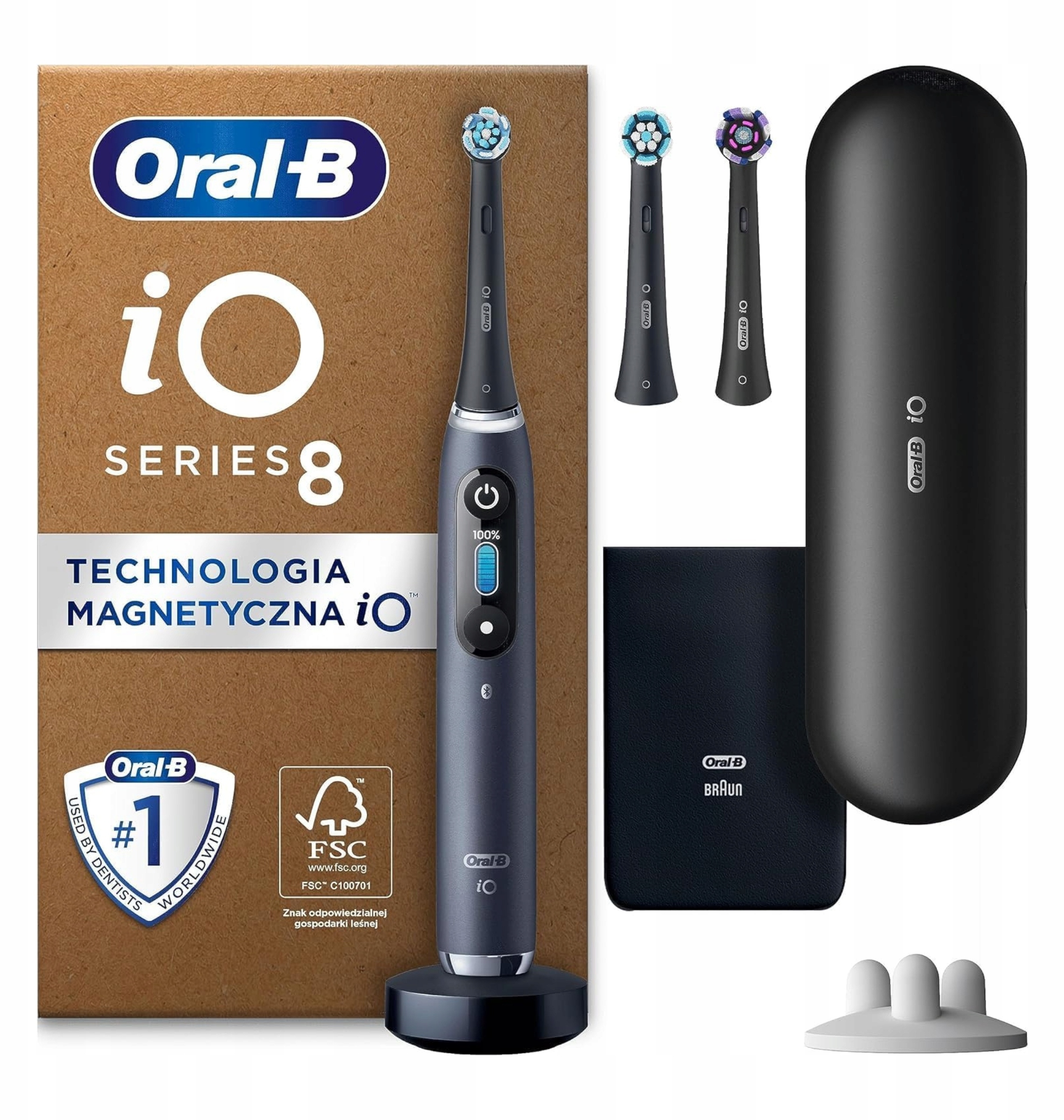 Oral-B iO Series 8 Plus Edition Black Onyx – Innowacyjna elektryczna szczoteczka do zębów