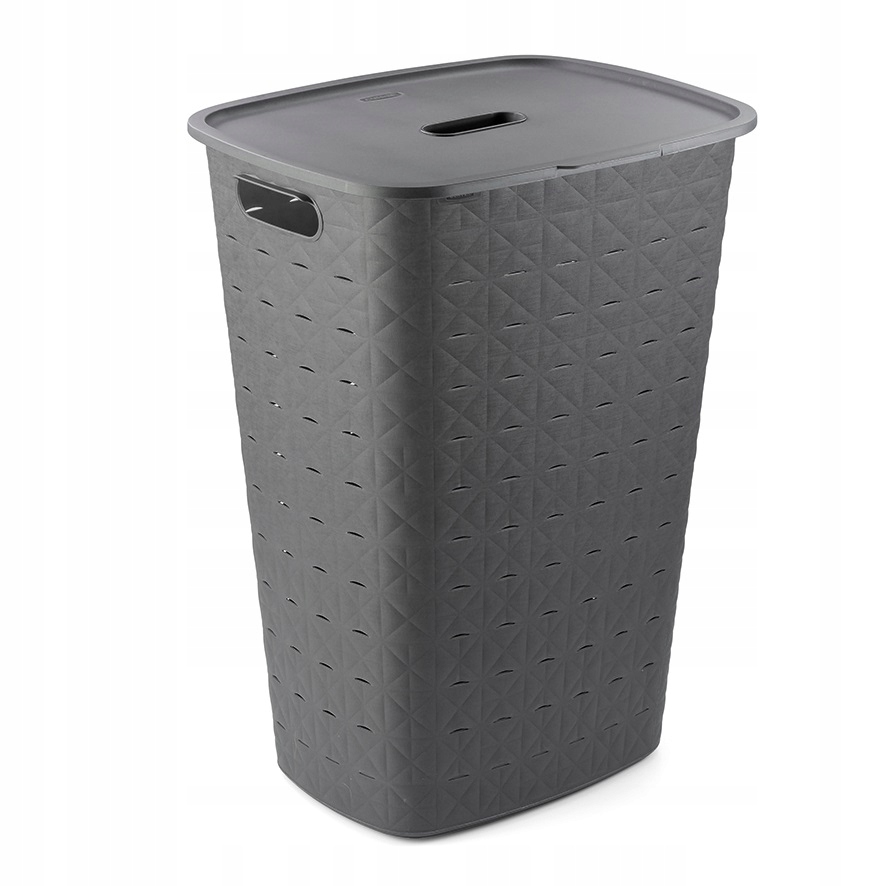 Curver KOSZ NA BIELIZNĘ CIEMNY SZARY SOFTEX 56L – Funkcjonalność i styl w Twoim domu