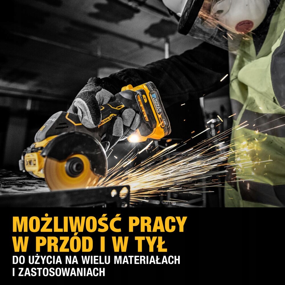 Wysoka prędkość obrotowa – 20 000 obr/min dla szybkiego cięcia