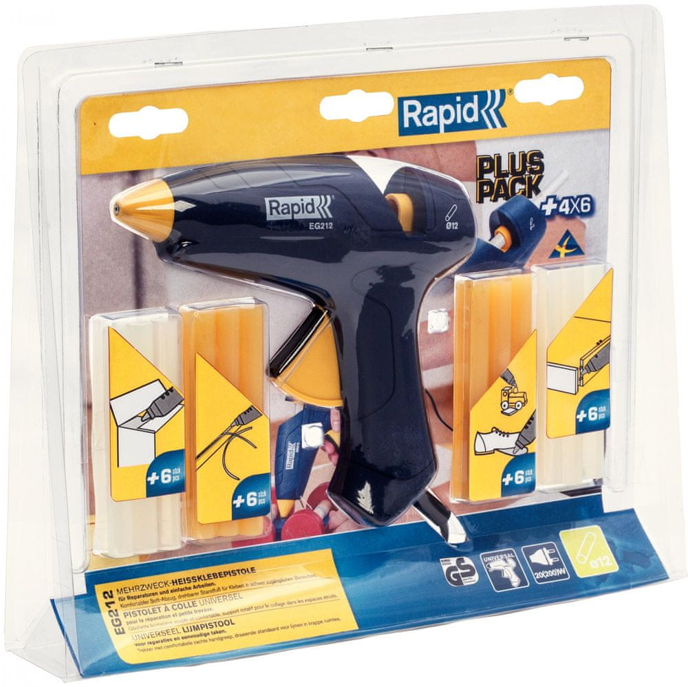 Pistolet do kleju Rapid EG212 – Niezbędne narzędzie do napraw domowych