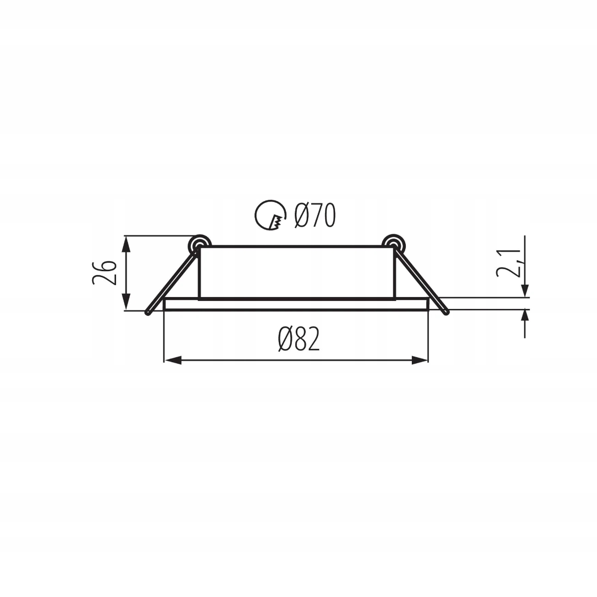 Parametry techniczne oprawy DALLA DTO-W