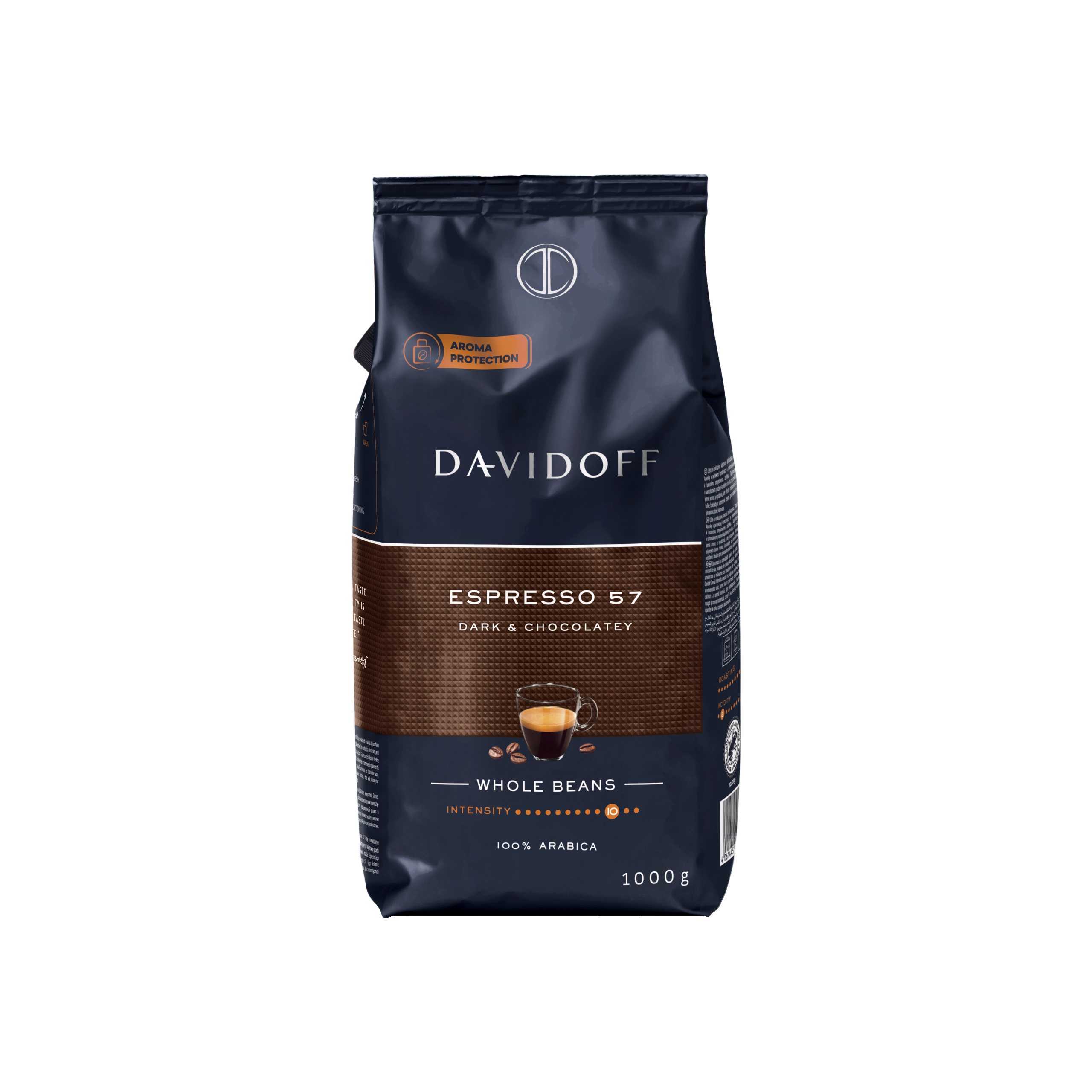Kawa ziarnista Davidoff Espresso 57 1 kg – Intensywna przyjemność w każdej filiżance