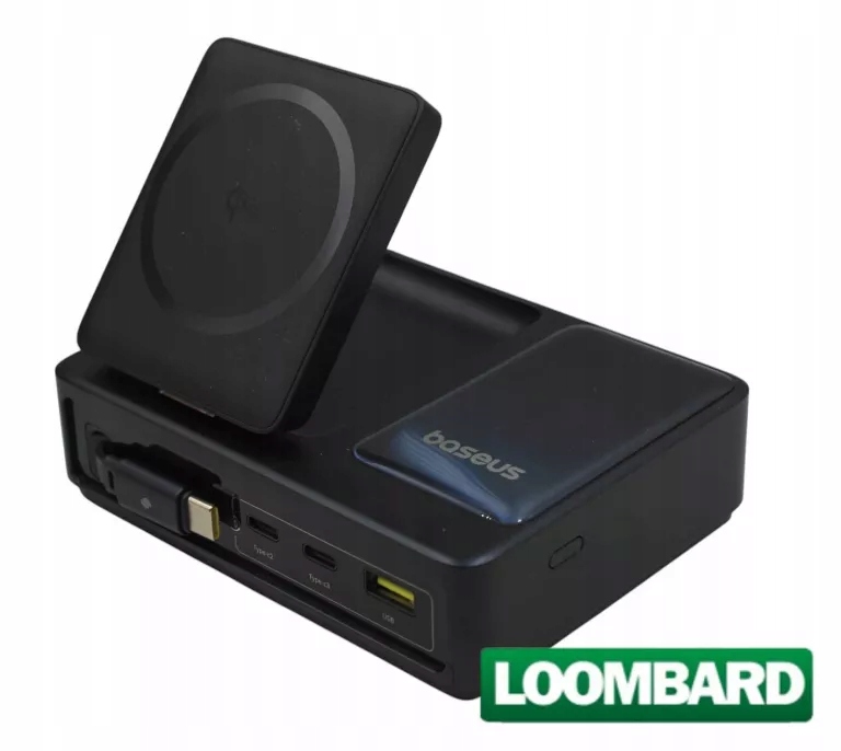 Baseus NOMOS 5-in-1 Ładowarka Bezprzewodowa 140W – Nowoczesne rozwiązanie do ładowania