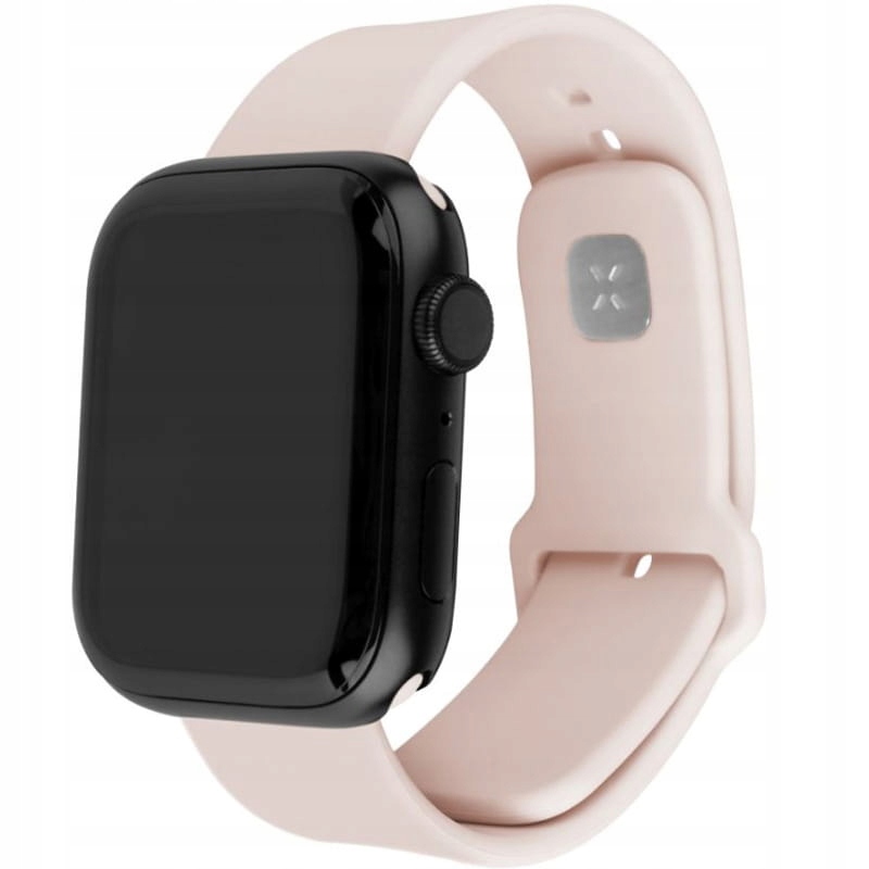 Pasek silikonowy Fixed do Apple Watch 42 / 44 / 45 mm – Różowy styl i wygoda