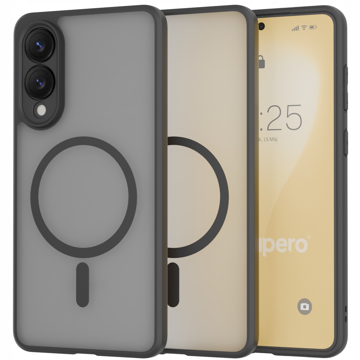 Etui matowe Supero do Samsung Galaxy S25 Edge Magsafe – Elegancka ochrona dla Twojego telefonu