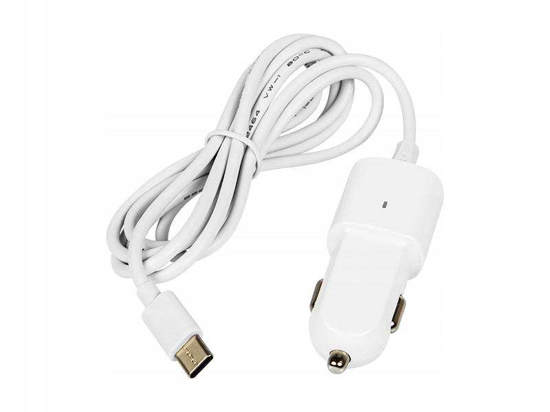 Wtyk zapalniczki samochodowej i złącze USB typ C