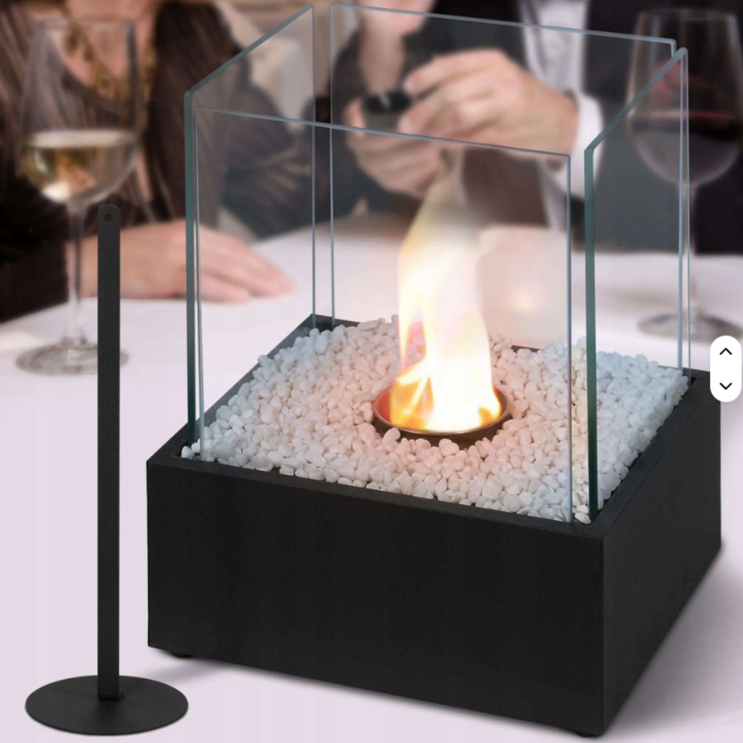 Nowoczesny design i funkcjonalność biokominka