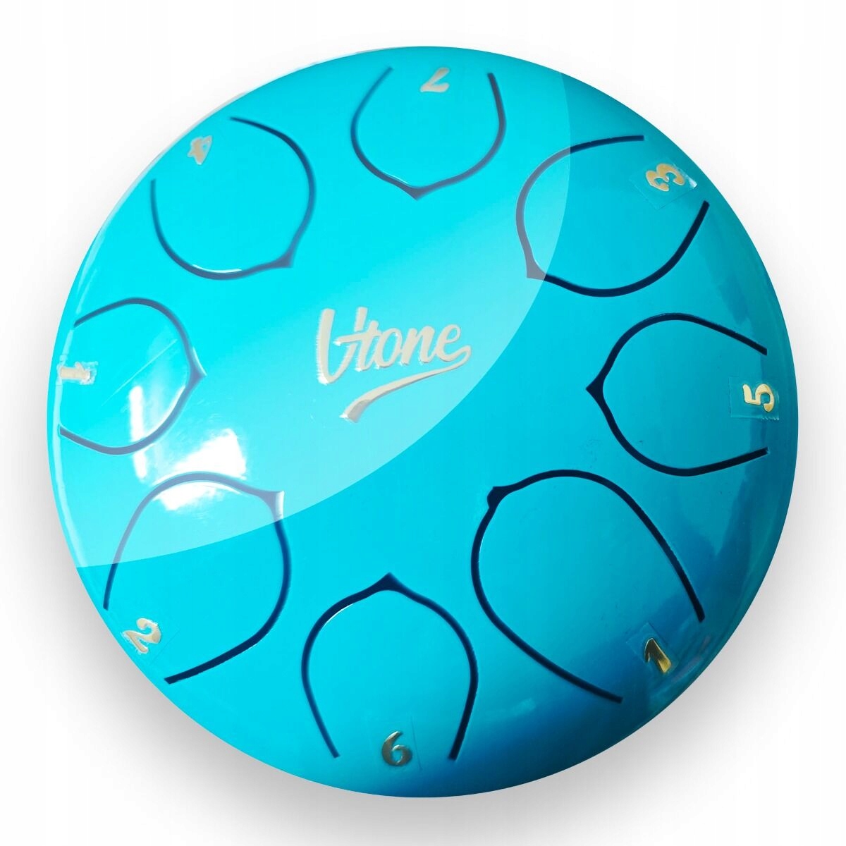 V-TONE VBJ 6-8 C – Stalowy bęben językowy 6” | 8 tonów | Kolor cyjan
