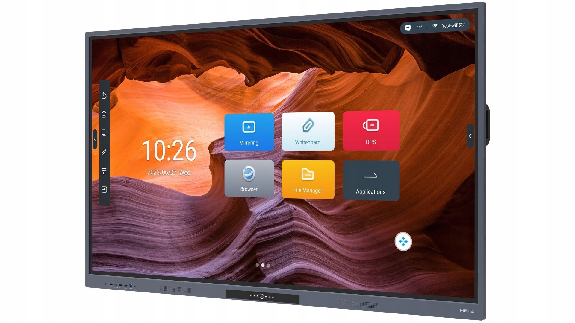 Monitor interaktywny METZ 75KD1 – Nowoczesne rozwiązanie dla edukacji i biznesu