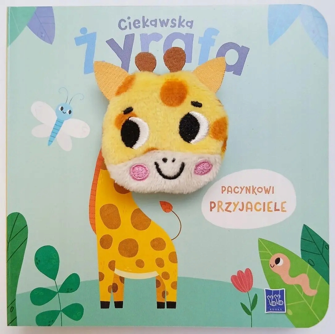 Odkryj świat żyrafy Cętki – Interaktywna pacynka na palec