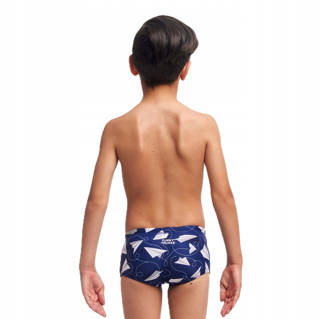 Kąpielówki Toddler Boys Funky Trunks Paper Plain FTS002B7199107 AUS/UK22 – Idealne dla małych pływaków
