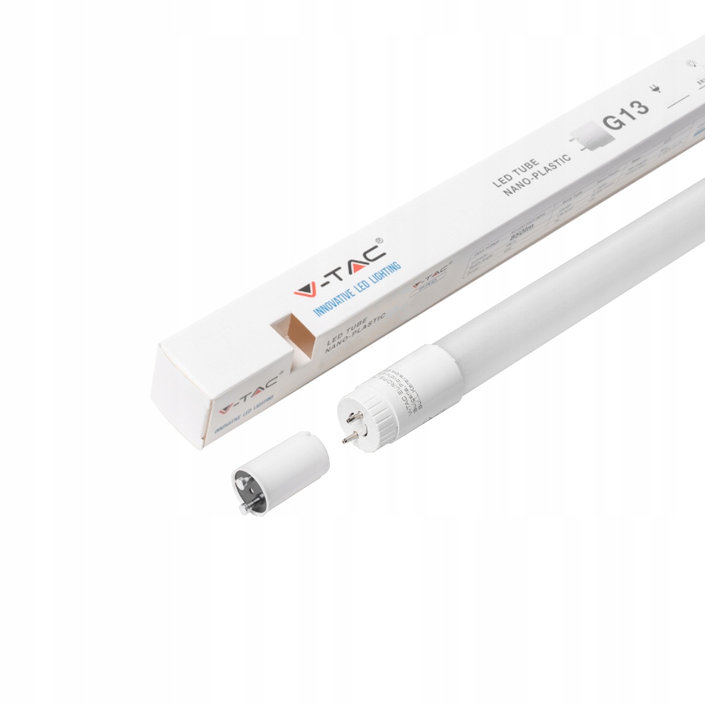 Tuba Świetlówka LED T8 9W 60cm z starterem VT-6072 – Nowoczesne oświetlenie dla Twojego domu