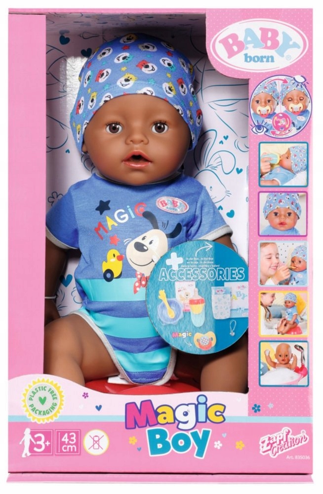 Lalka Baby Born Magiczny Chłopiec 43 cm – Interaktywna zabawa dla dzieci