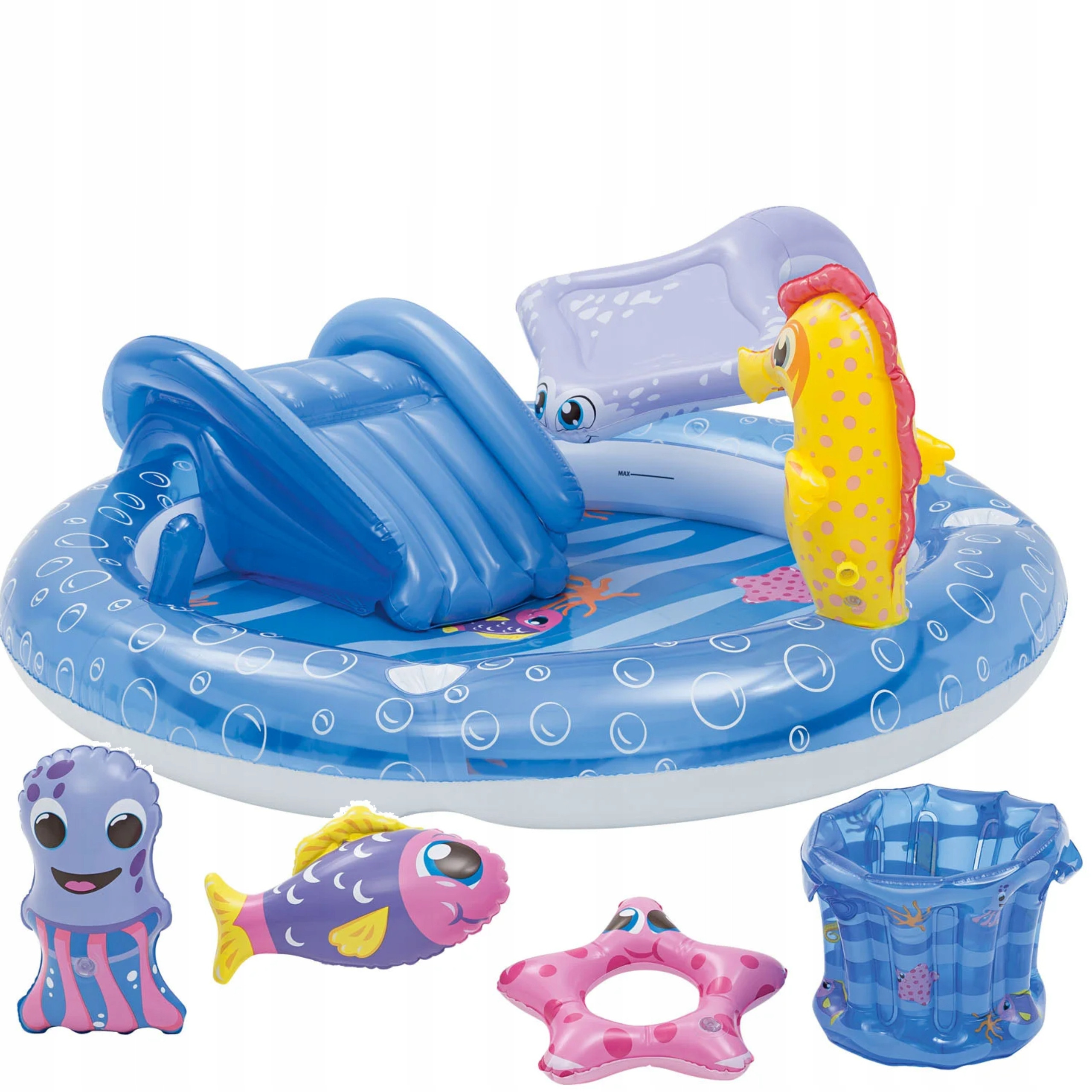 Basen dmuchany okrągły Playtive 205 x 183 cm – Idealna zabawa w ogrodzie