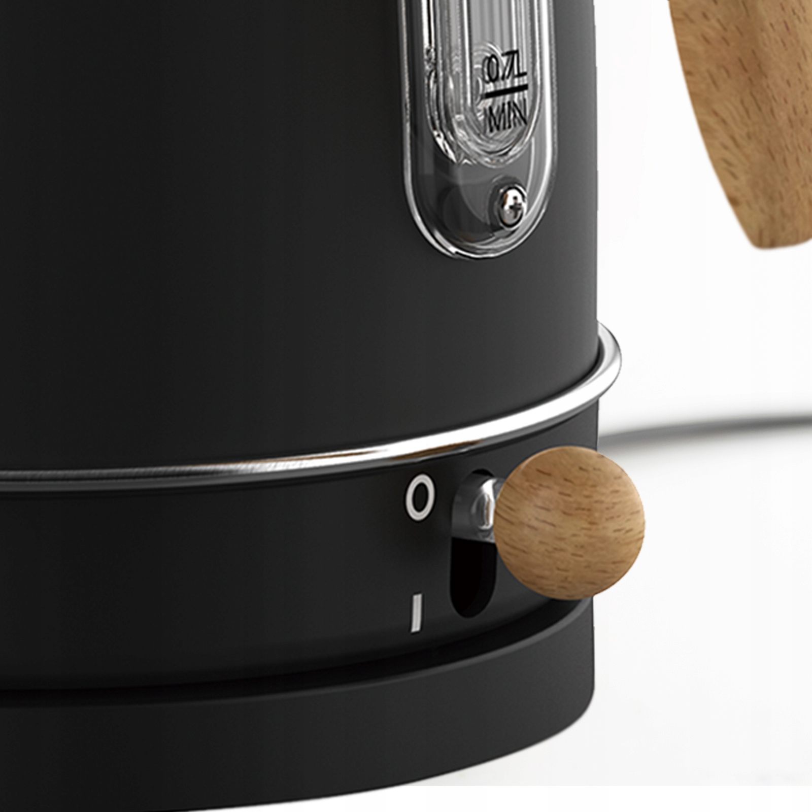 Stylowy design retro z drewnopodobnym uchwytem