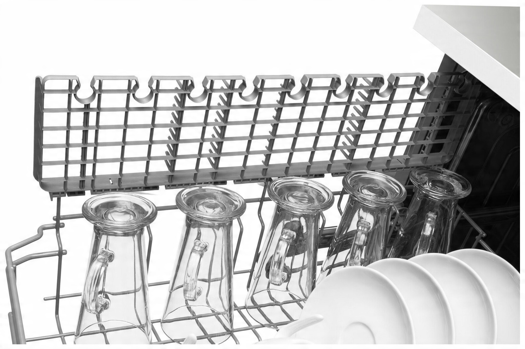 Wskaźniki braku soli i nabłyszczacza – Komfort użytkowania