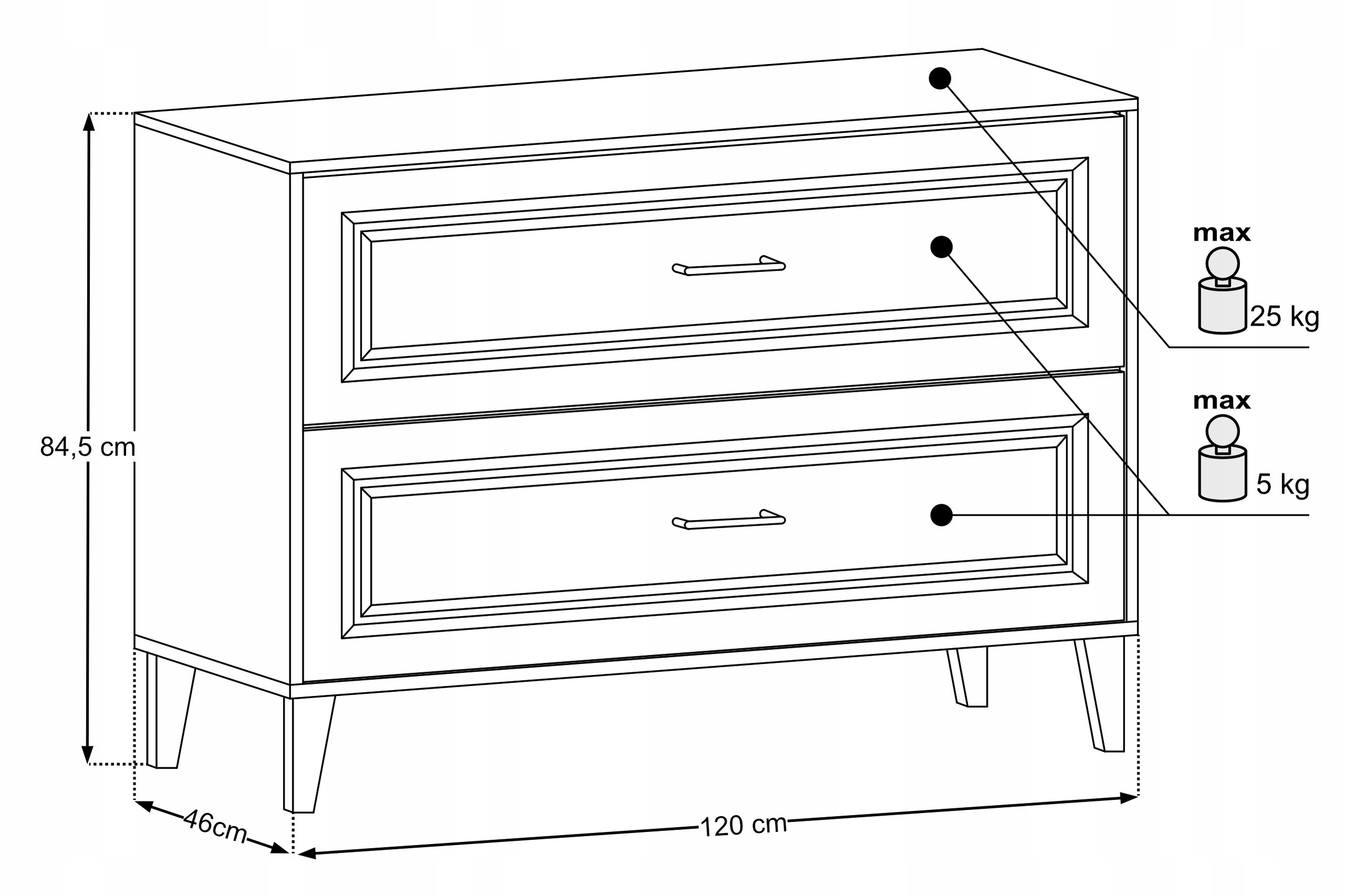 Materiały użyte w produkcie – Płyta laminowana i MDF