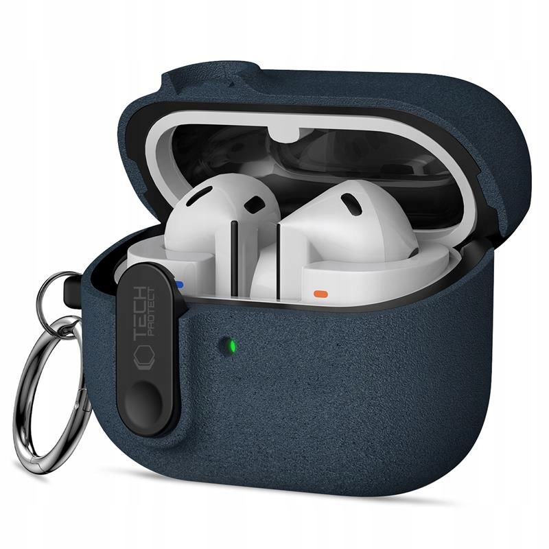 TECH-PROTECT SLIM HOOK SAMSUNG GALAXY BUDS 3 / 3 FE / 3 PRO FLUFFY BLUE – Ochrona i styl w jednym