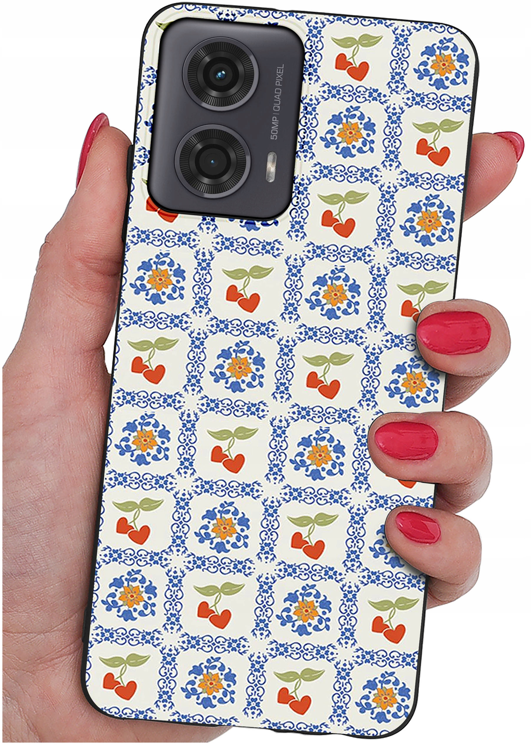Etui do Motorola Moto G24 | G24 POWER | G04 | E14 WZORY | SILIKONOWE MATT SZKŁO – Ochrona i styl w jednym