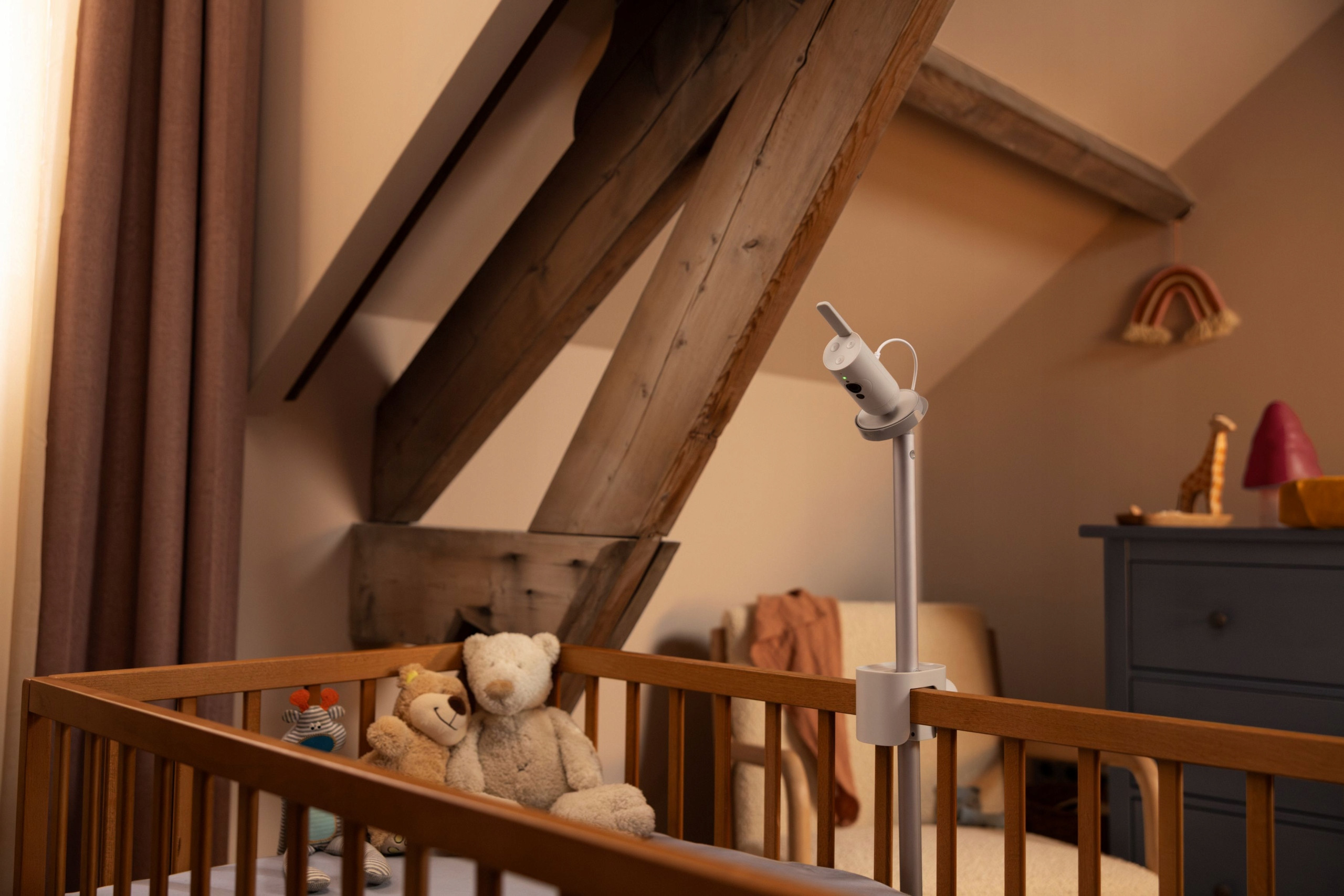 Kołysanki, lampka nocna i termometr pokojowy