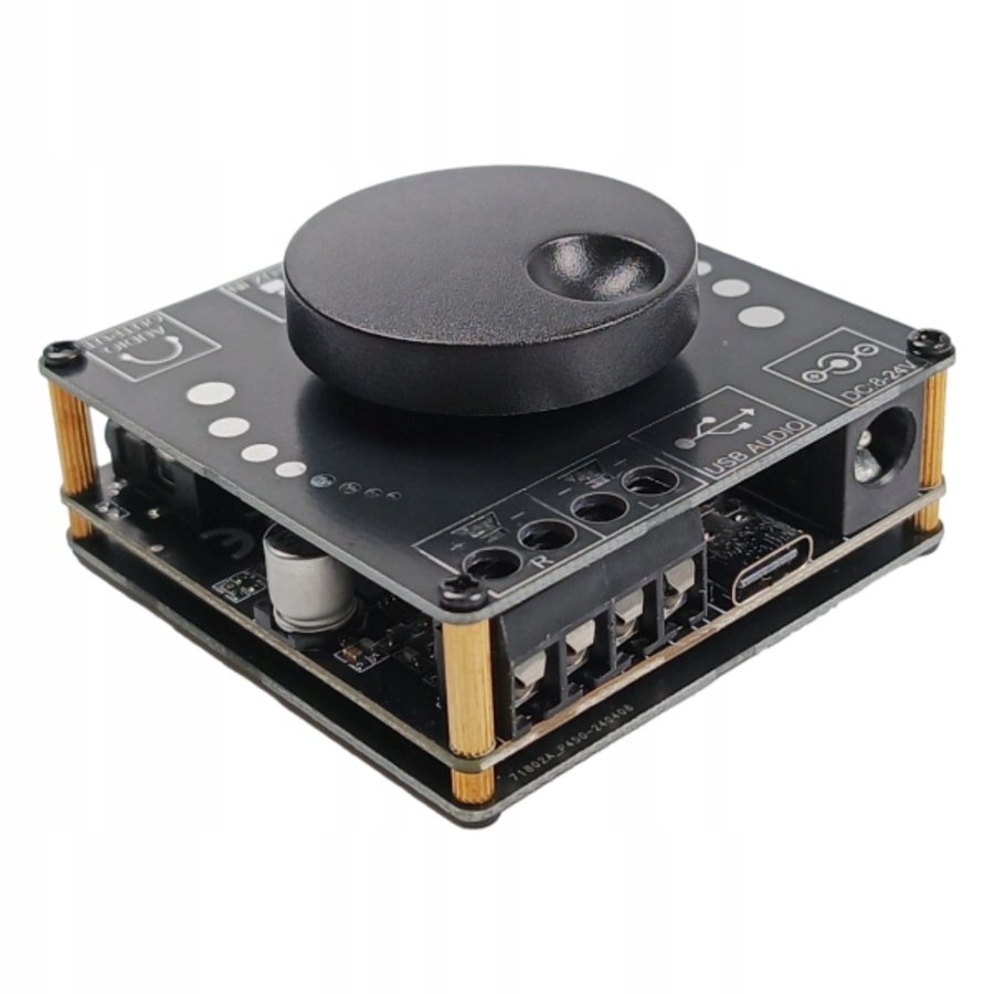 Wysoka moc wyjściowa 2x5W – Czysty i dynamiczny dźwięk