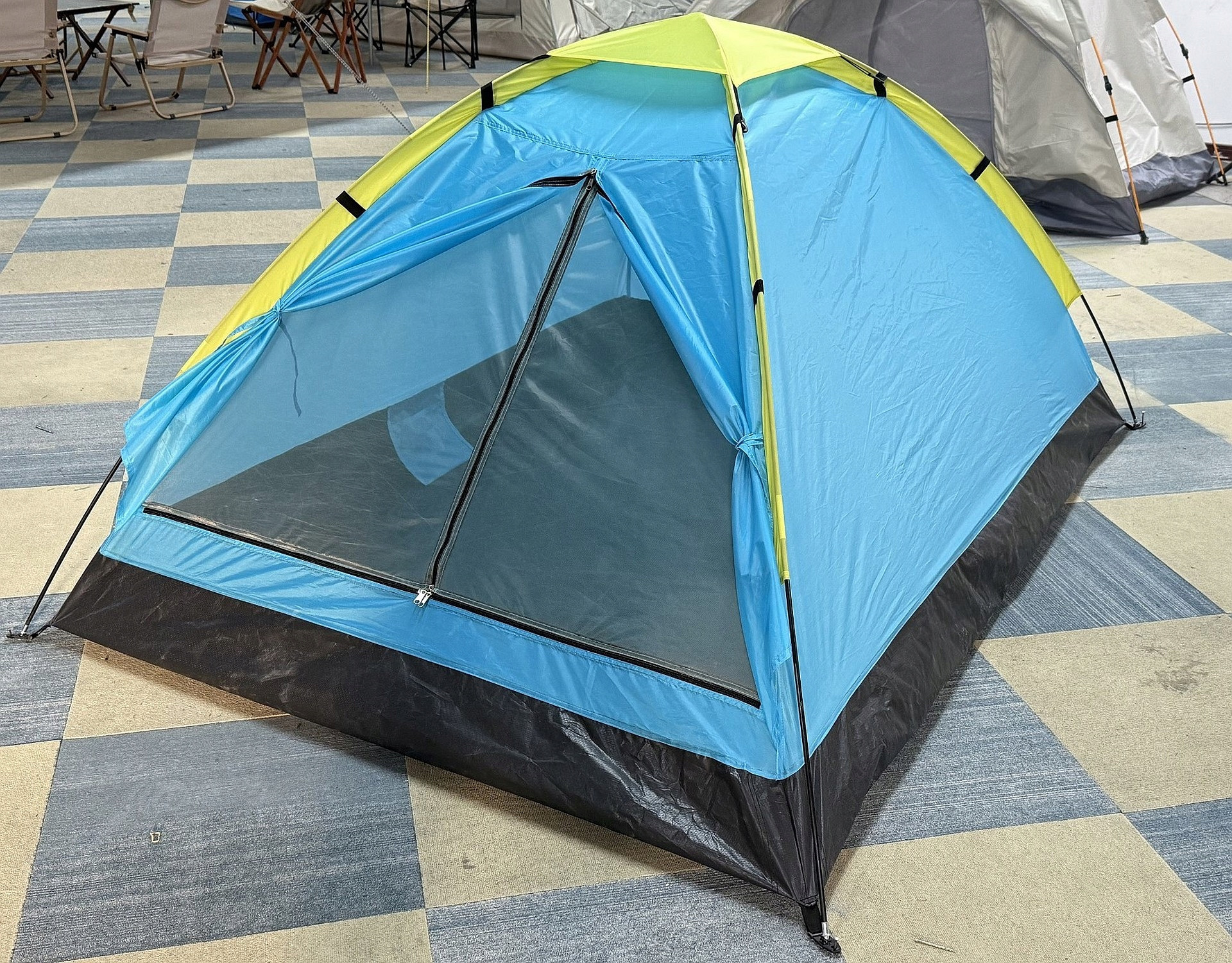 Namiot turystyczny 2-osobowy Promis ALPENAIR – Wodoodporny i funkcjonalny