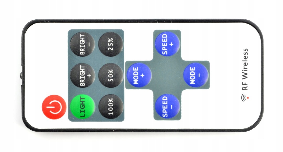 Programowane stopnie natężenia światła: 25%, 50%, 100%