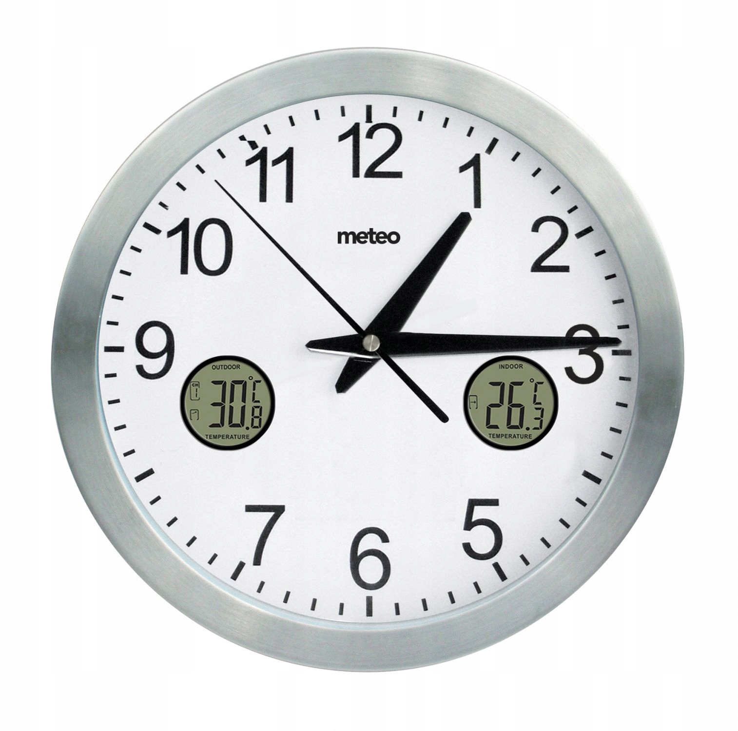Funkcjonalność i design – Zegar z termometrem w kolorze białym