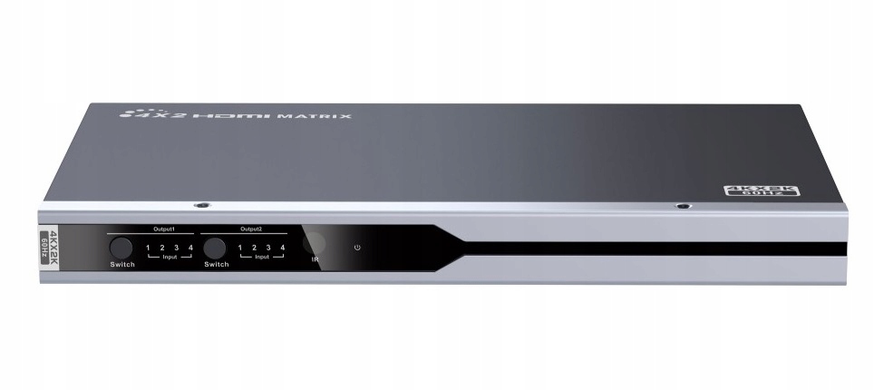 Techly HDMI2.0 Matrix Switch 4x2 4KX2K 60Hz – Profesjonalny przełącznik matrycowy