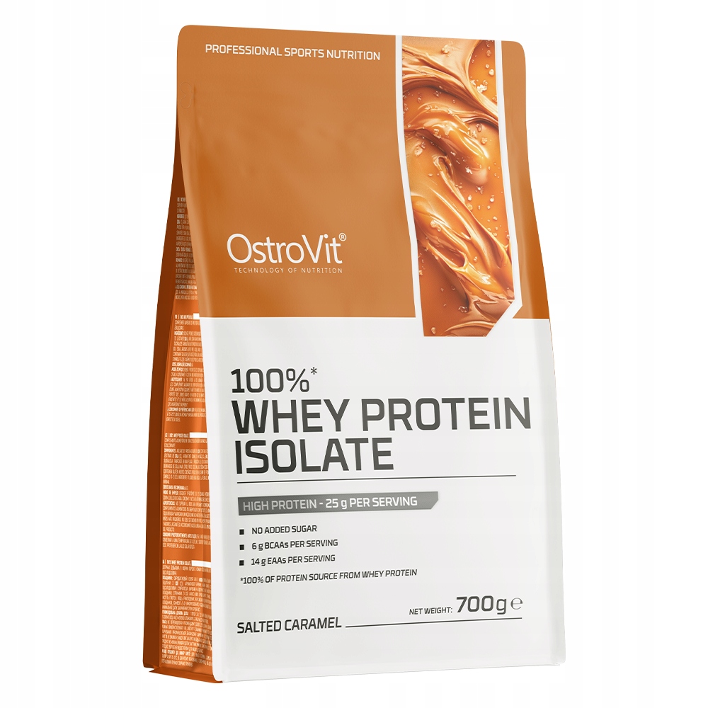 OstroVit 100% Whey Protein smak słonego karmelu – Doskonałe źródło białka dla sportowców