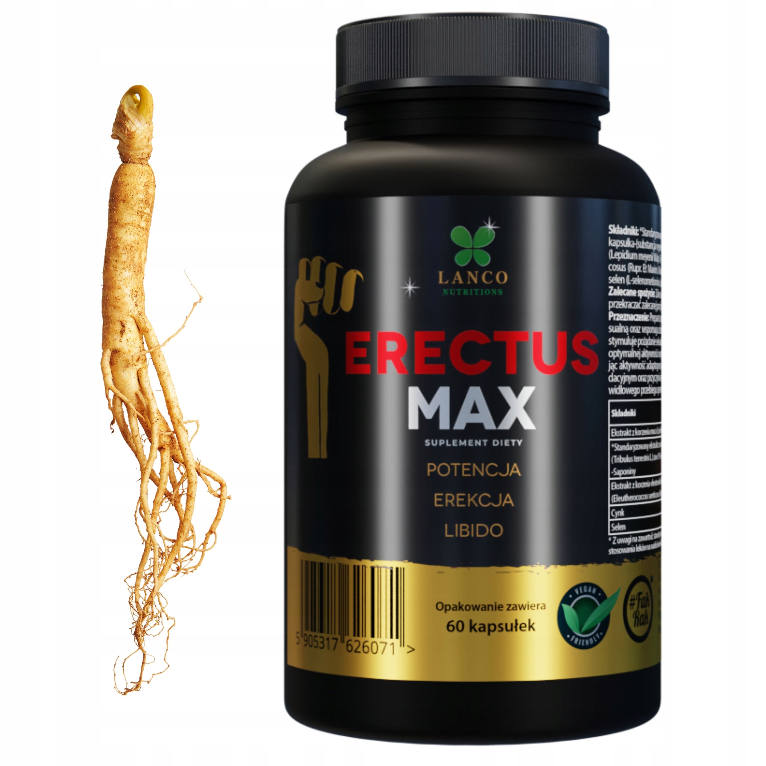 Lanco Erectus Max – Mocne Tabletki na Potencję i Erekcję
