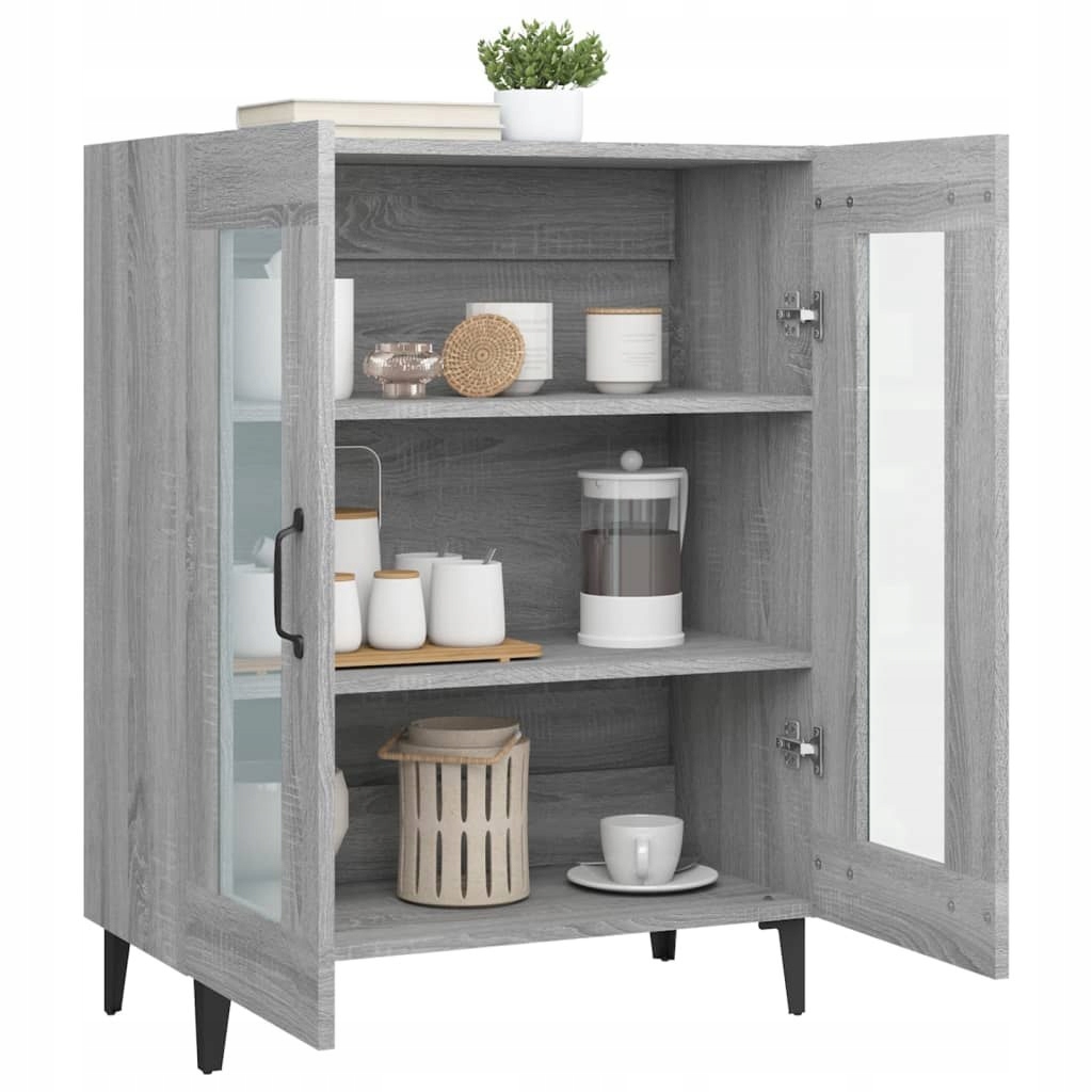 Przejrzyste szklane drzwiczki – łatwy dostęp do zawartości