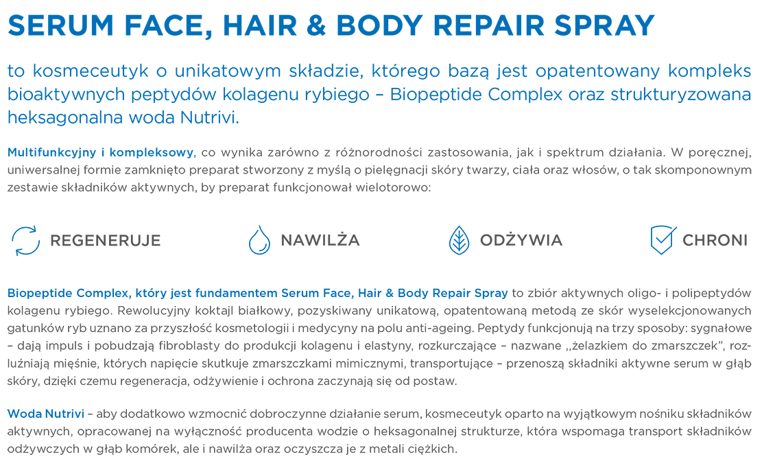 serum hair & body repair spray