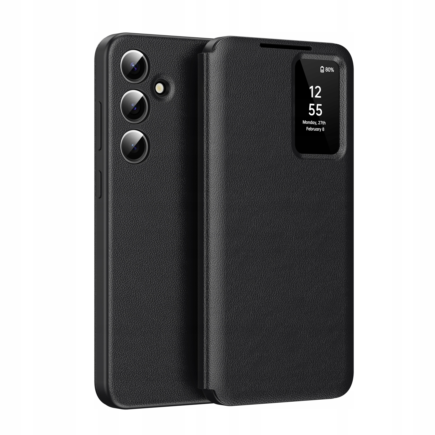 Etui z klapką Smart View do Samsung Galaxy S25 Plus – Elegancka ochrona dla Twojego smartfona