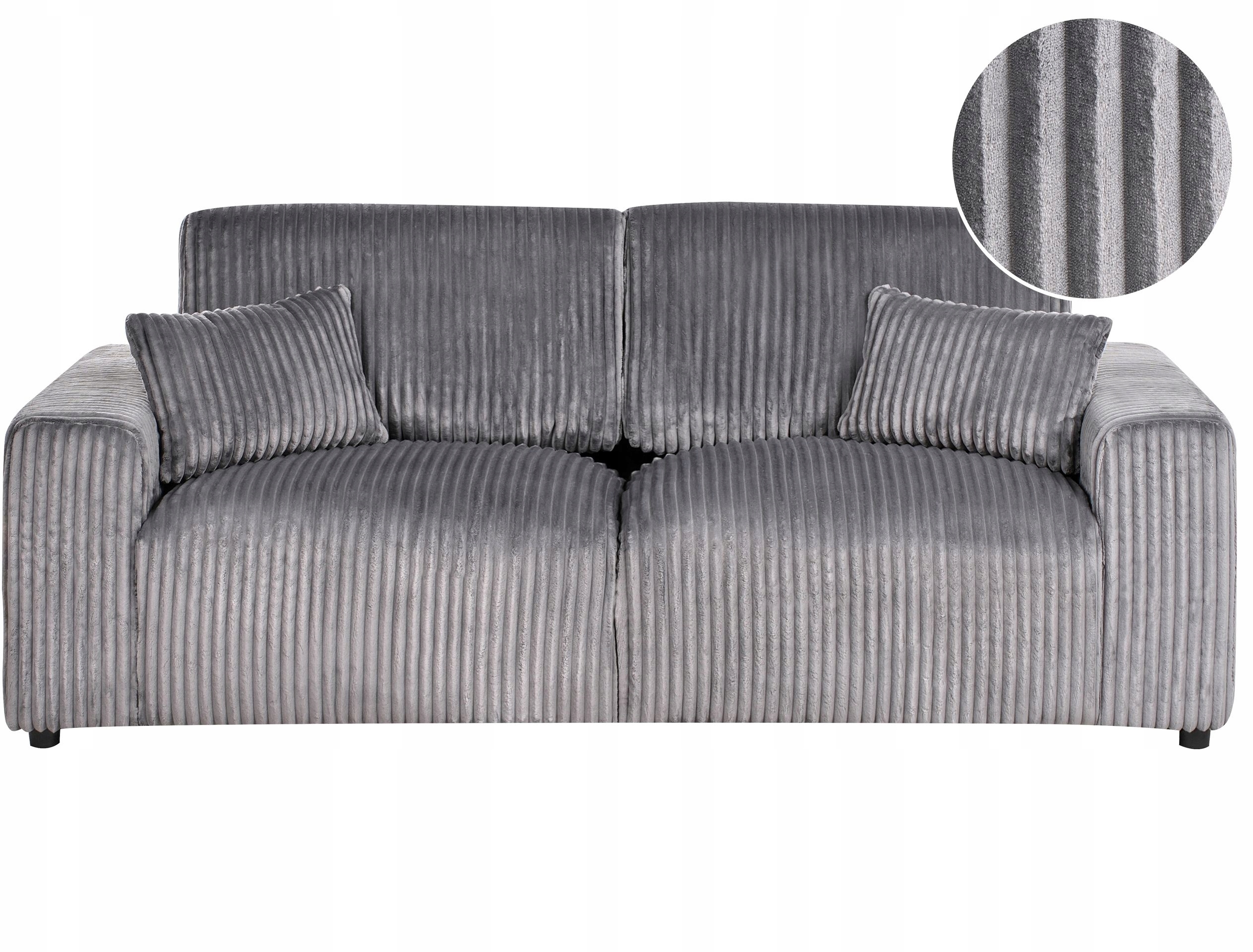 Sofa trzyosobowa sztruksowa SANDORA – Elegancja i komfort w Twoim salonie