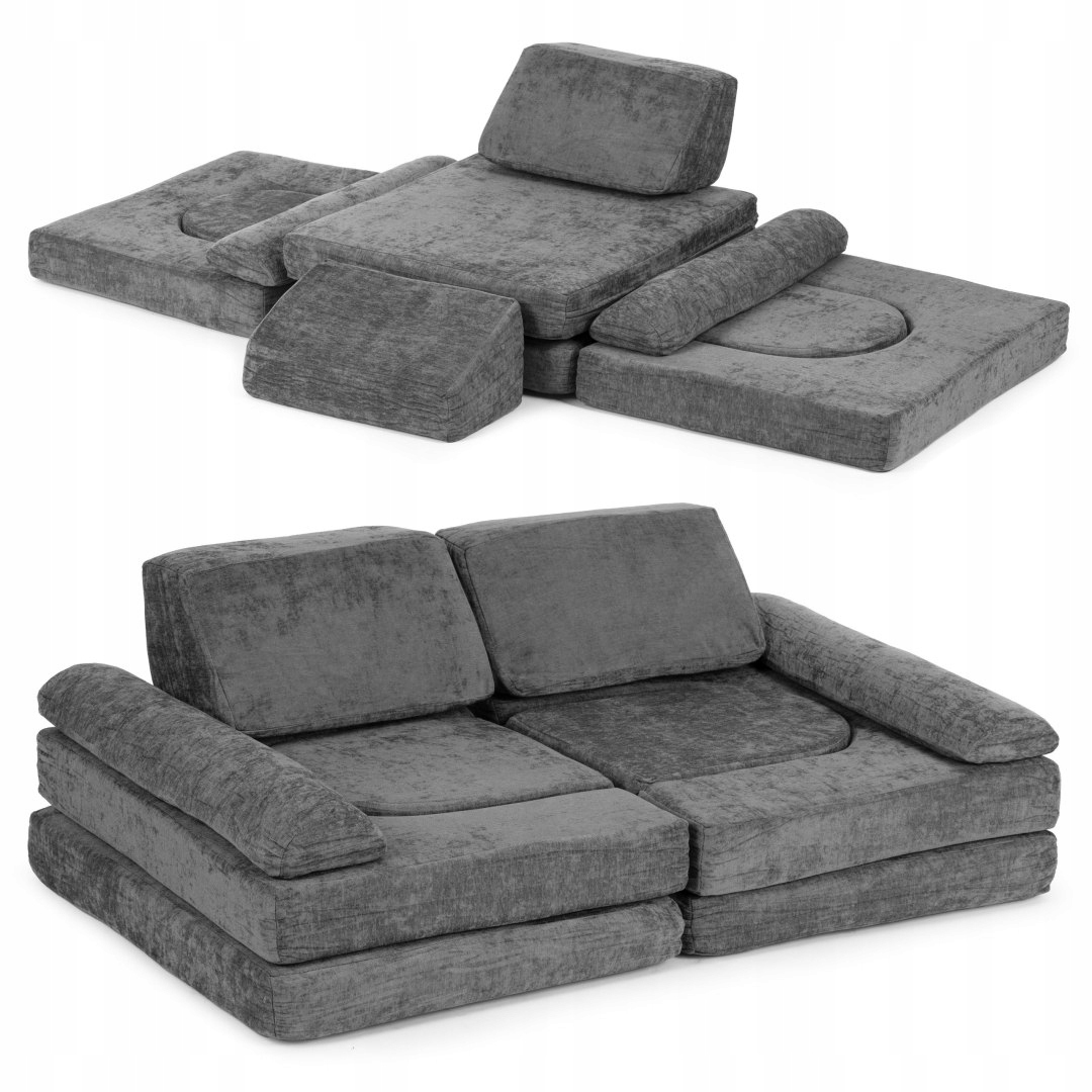 Sofa składana modułowa dla dzieci ECOTOYS – Komfort i zabawa w jednym
