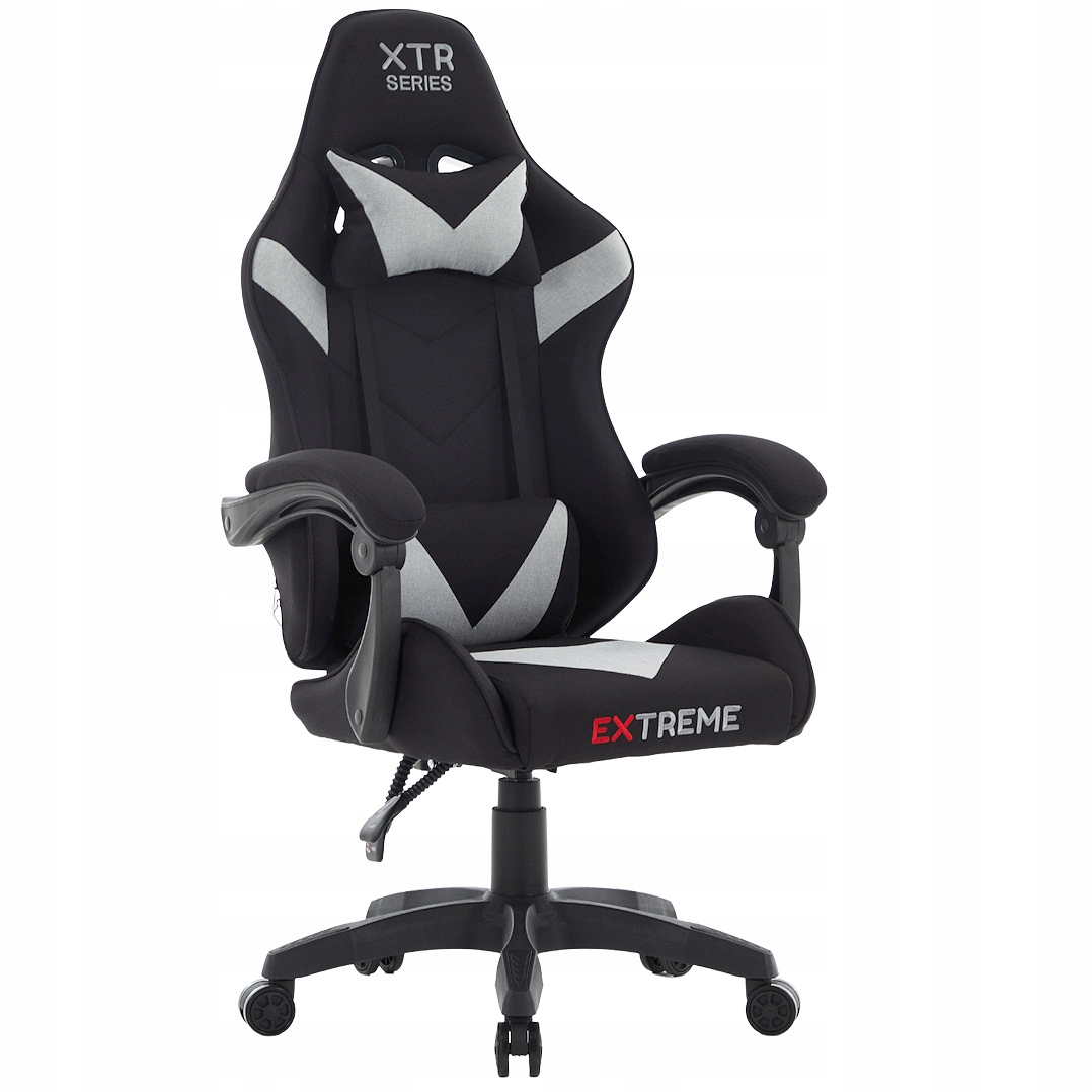 Fotel Gamingowy EXTREME XTR Light Gray – Komfort i styl dla wymagających graczy