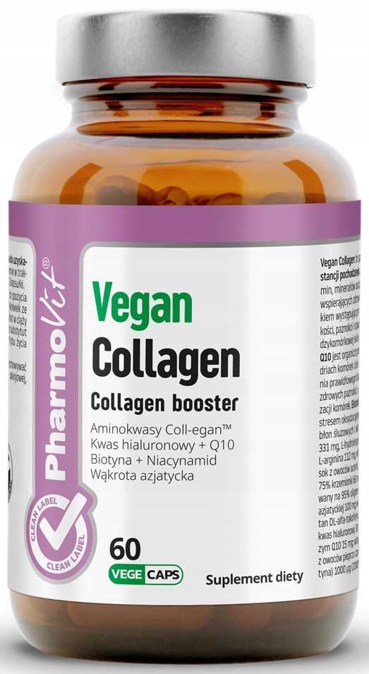 Collagen Booster Vegan BG 60 kapsułek – wsparcie dla zdrowia