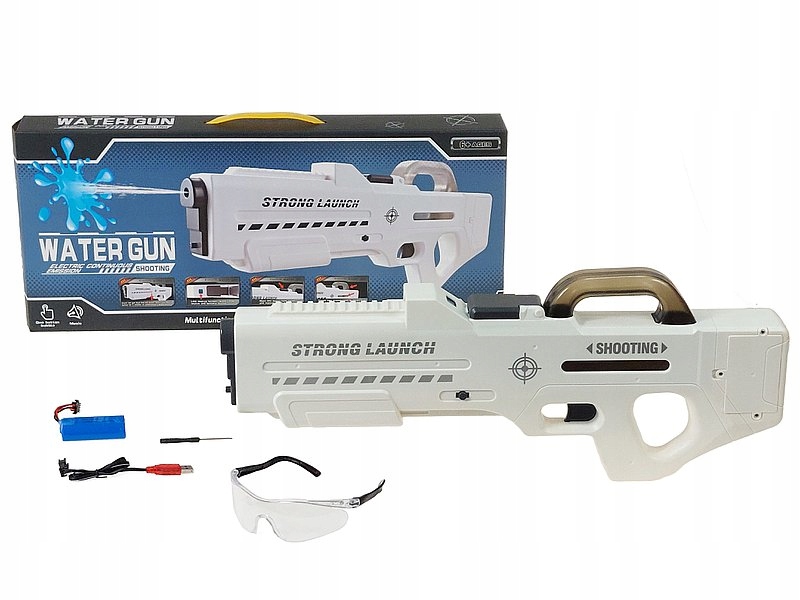 Pistolet na wodę na baterie USB – Idealna zabawa na upalne dni