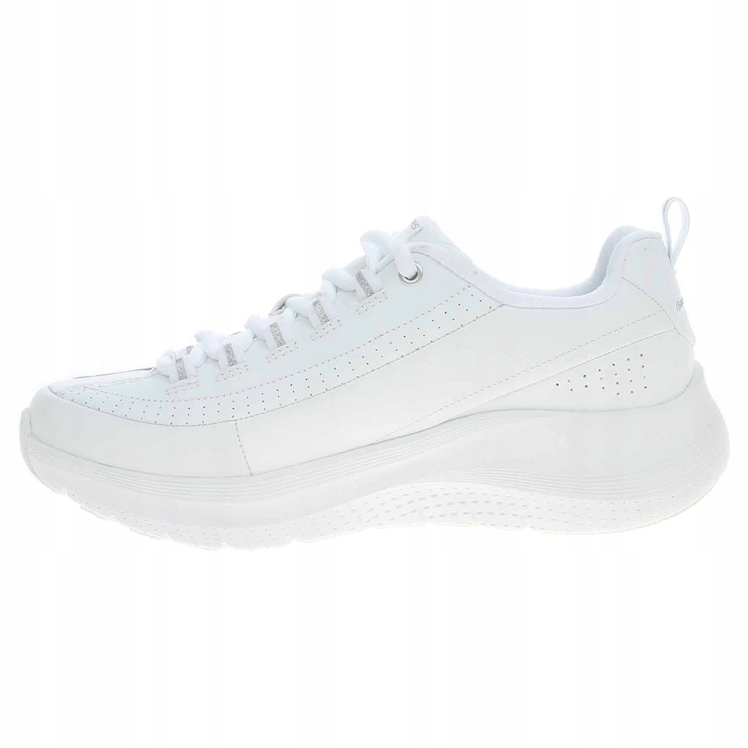 Wyjątkowy design i kolorystyka – Białe i srebrne buty damskie