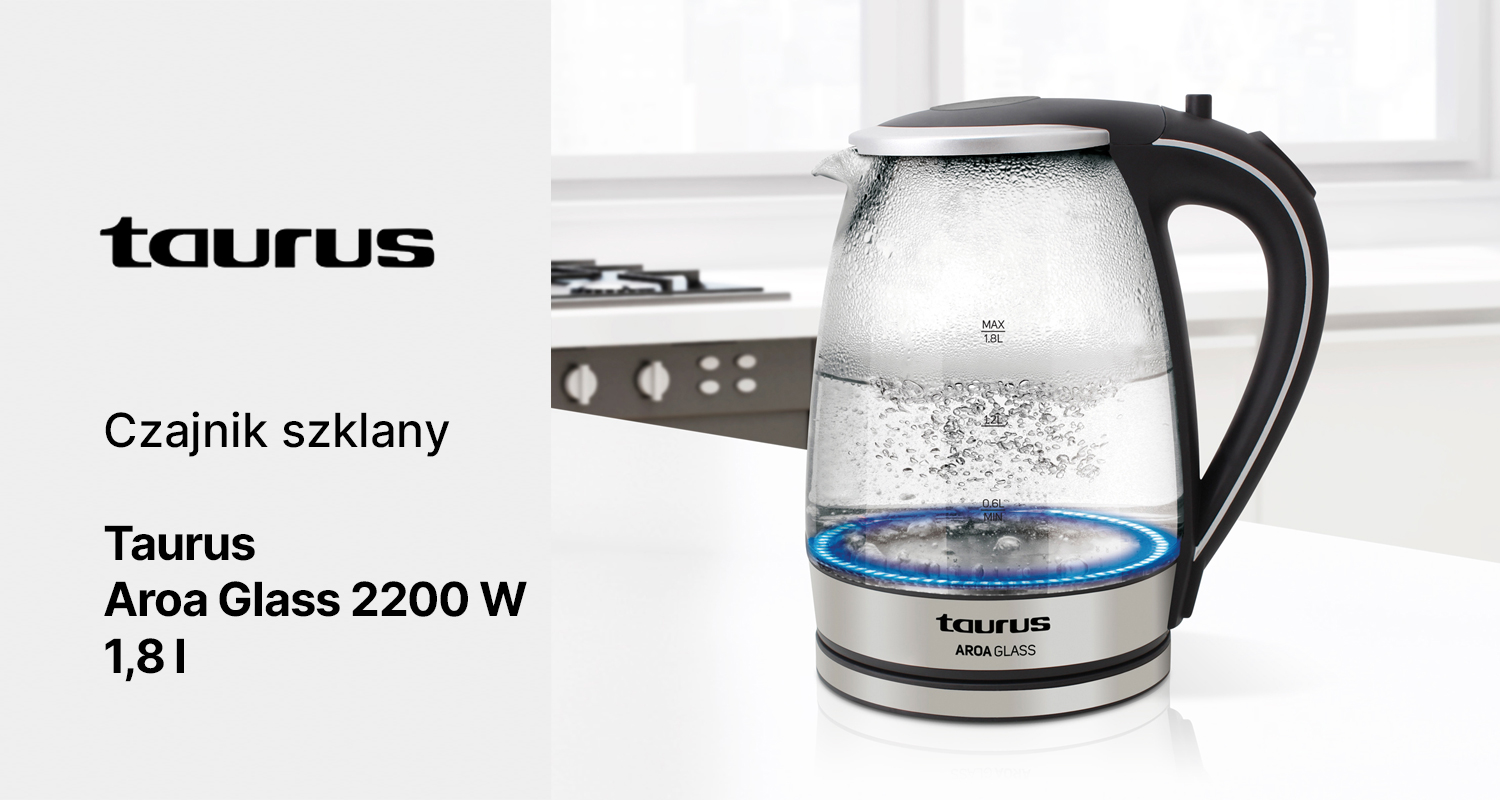 czajnik Taurus Aroa Glass 220 W 1,8l