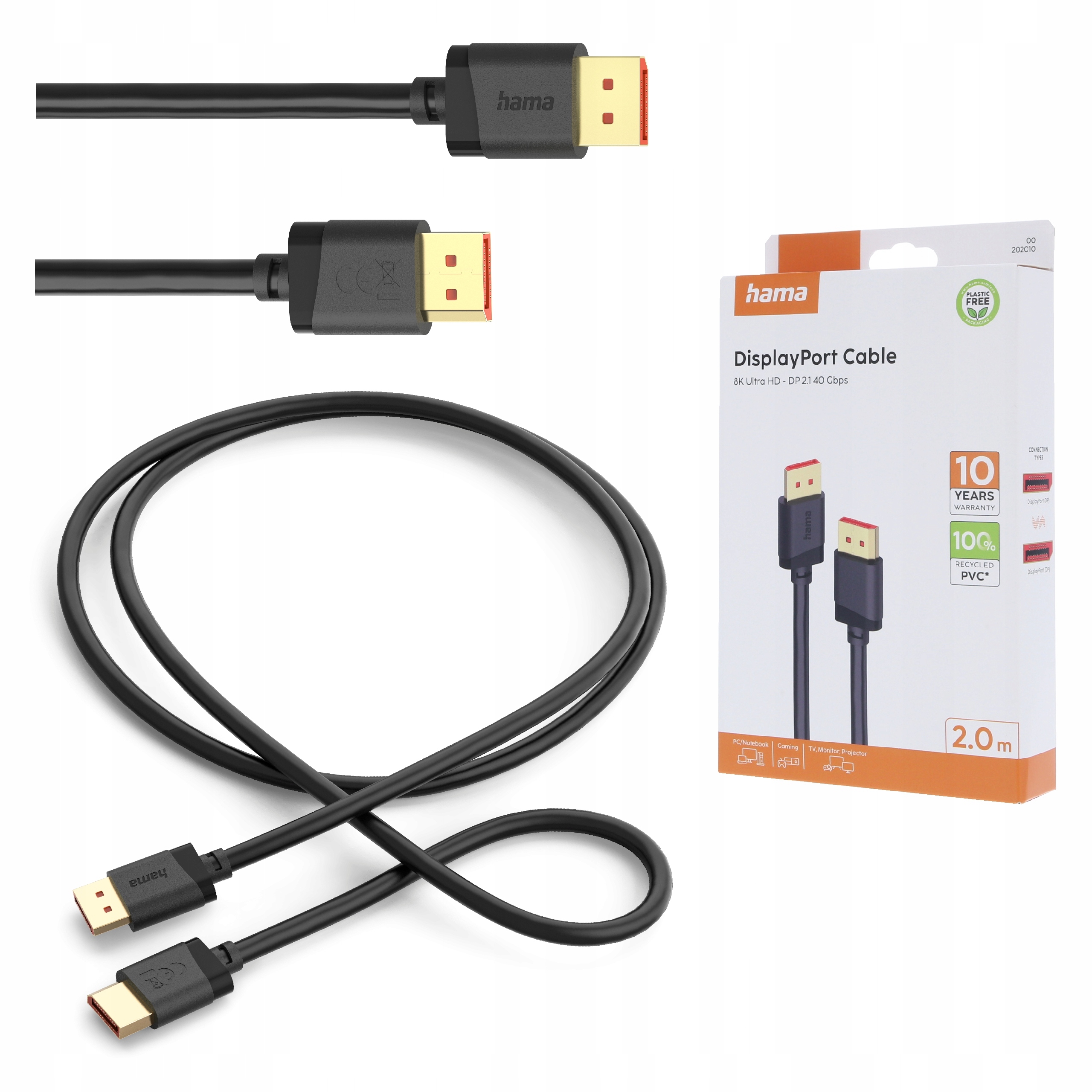 Dla kogo jest kabel Hama DisplayPort DP 2.1 8K 2 m?