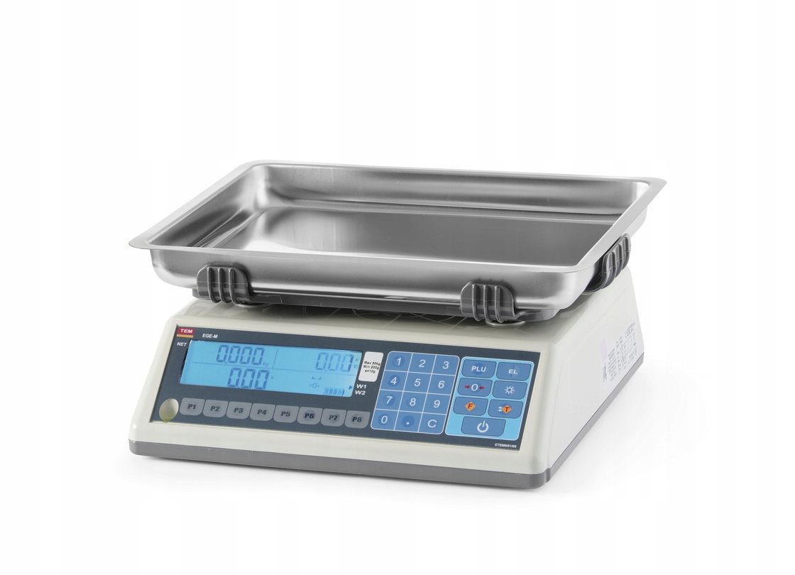 Możliwość zapisu 250 artykułów w pamięci (PLU)