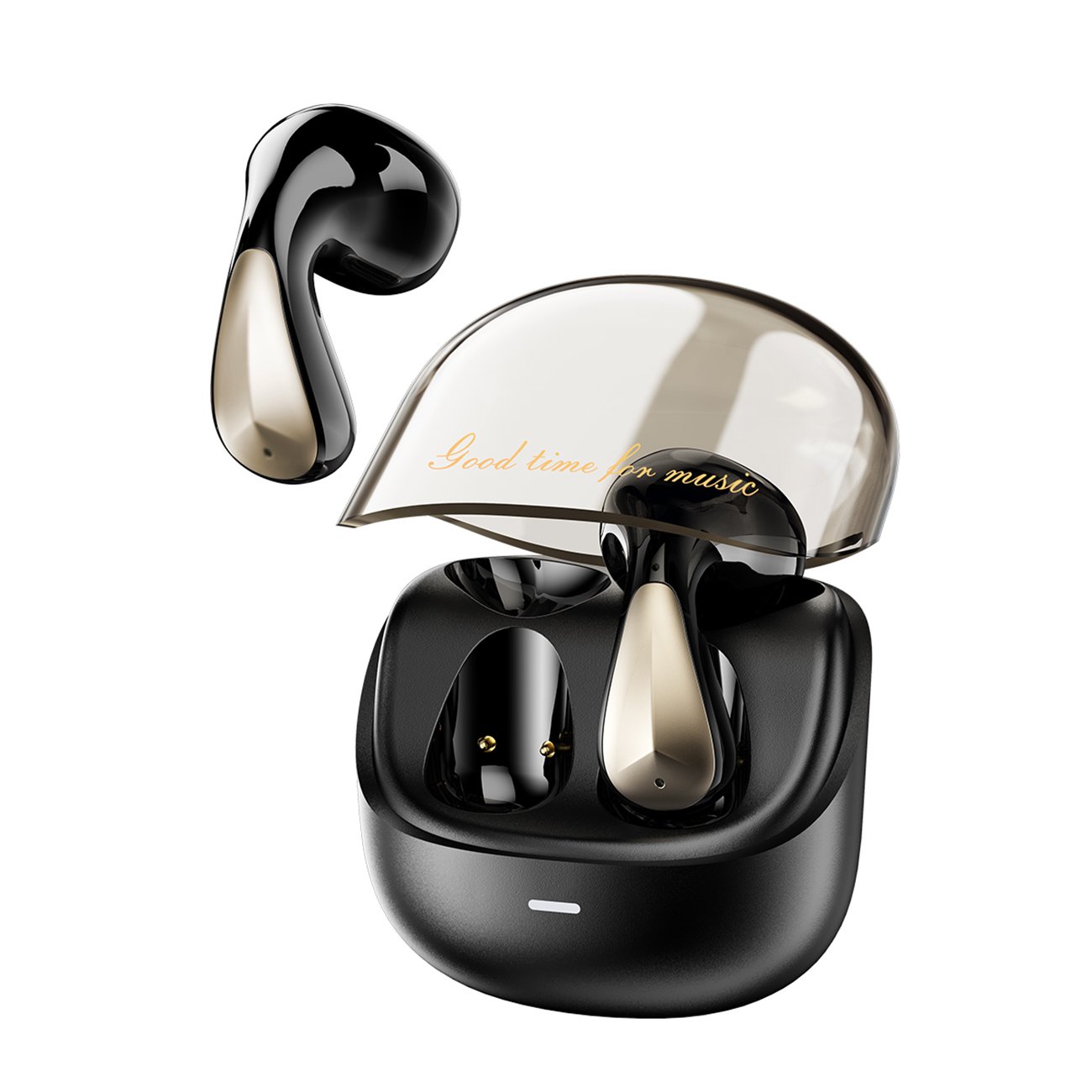 Słuchawki bezprzewodowe Dudao U16Pro TWS Bluetooth 5.3 na białym tle