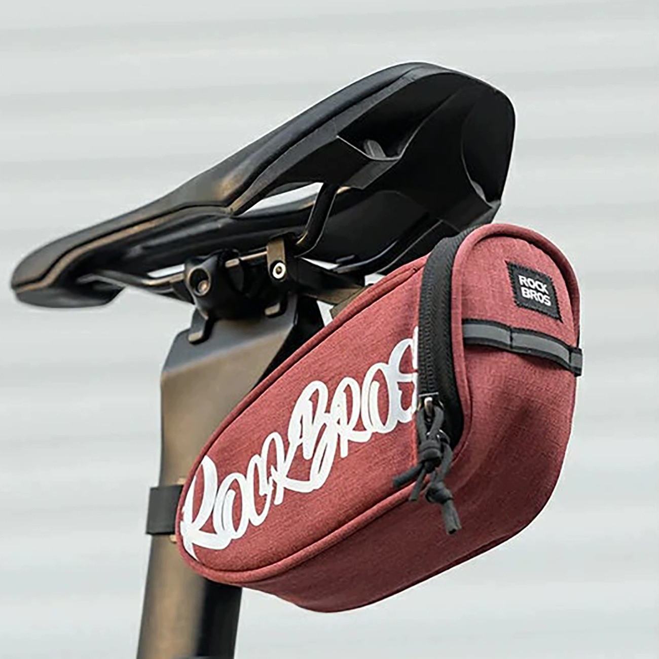 Torba rowerowa Rockbros G007 Flash Journey podsiodłowa 0.8 l - Czerwona
