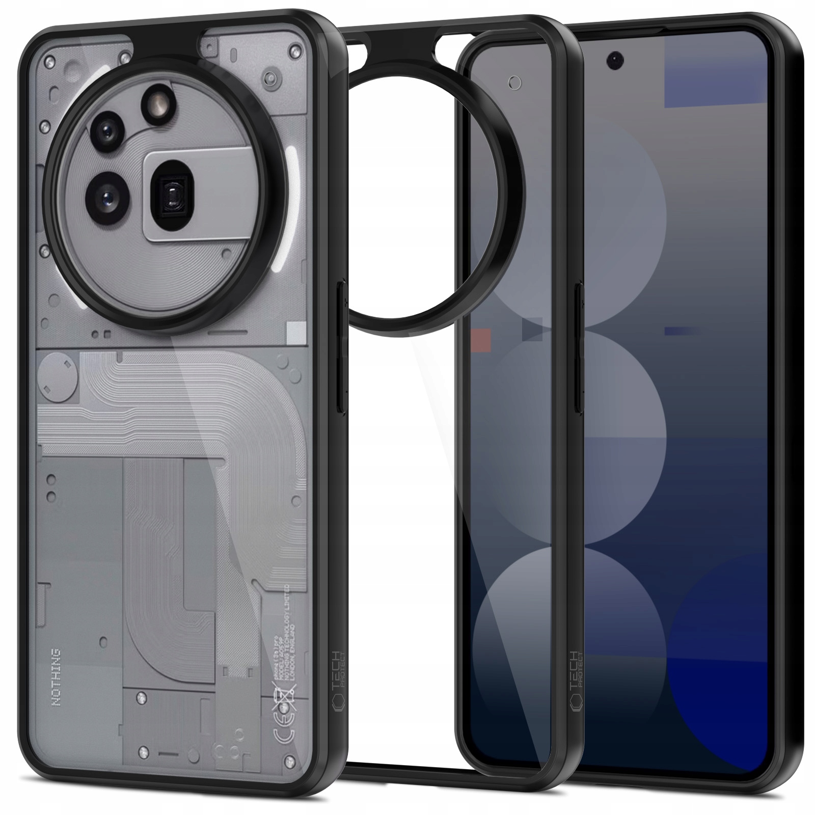 Etui Tech-Protect Magmat Nothing Phone 3a Pro Black/Clear – Stylowy i funkcjonalny wybór
